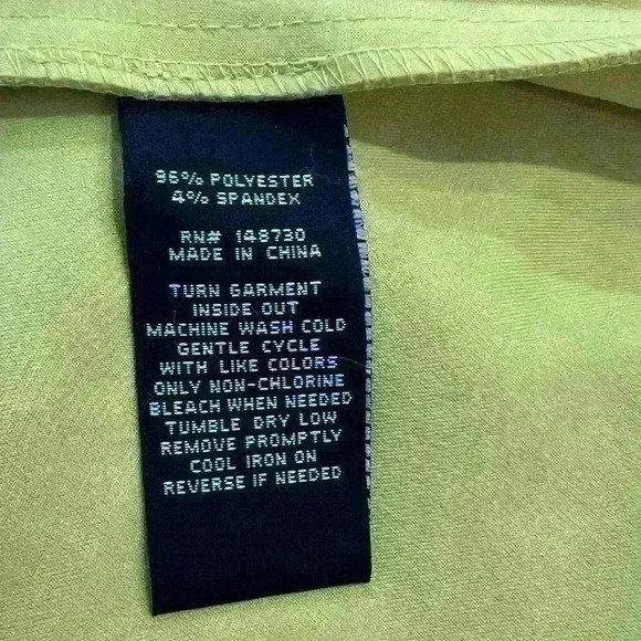 ECI, Chartreuse, Cold Shoulder Dress, Size 6 - Picture 6 of 7